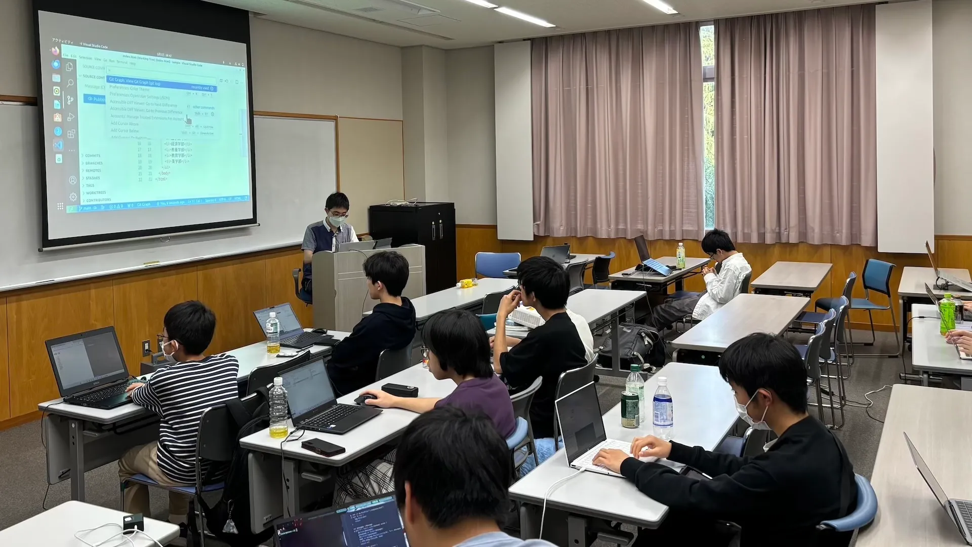 5 月 5 日の午後の様子